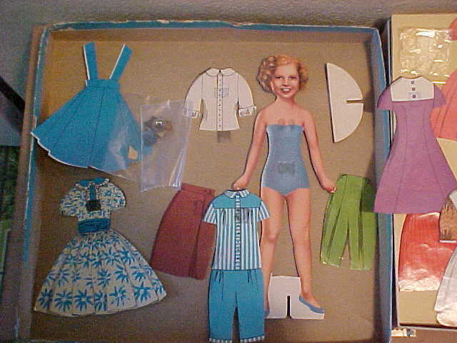 2 Sets Vintage Shirley Temple Magnetic Doll Paper Dolls Gabriel  Без бренда - фотография #4