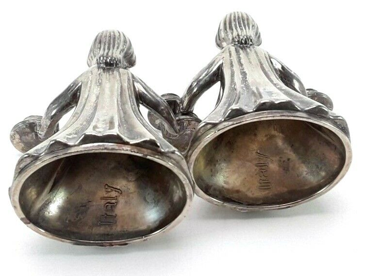 Vintage Choir Girl Mini Taper Candle Holders - Silver Tone -  Made in Italy Unbranded Candle Holders - фотография #8