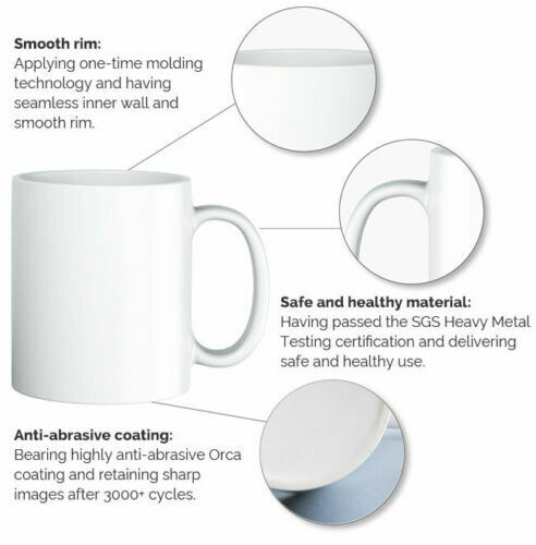 36pcs Blank White Mugs A Grade 11OZ Sublimation Coated Mugs for Heat Press Unbranded Does Not Apply - фотография #4