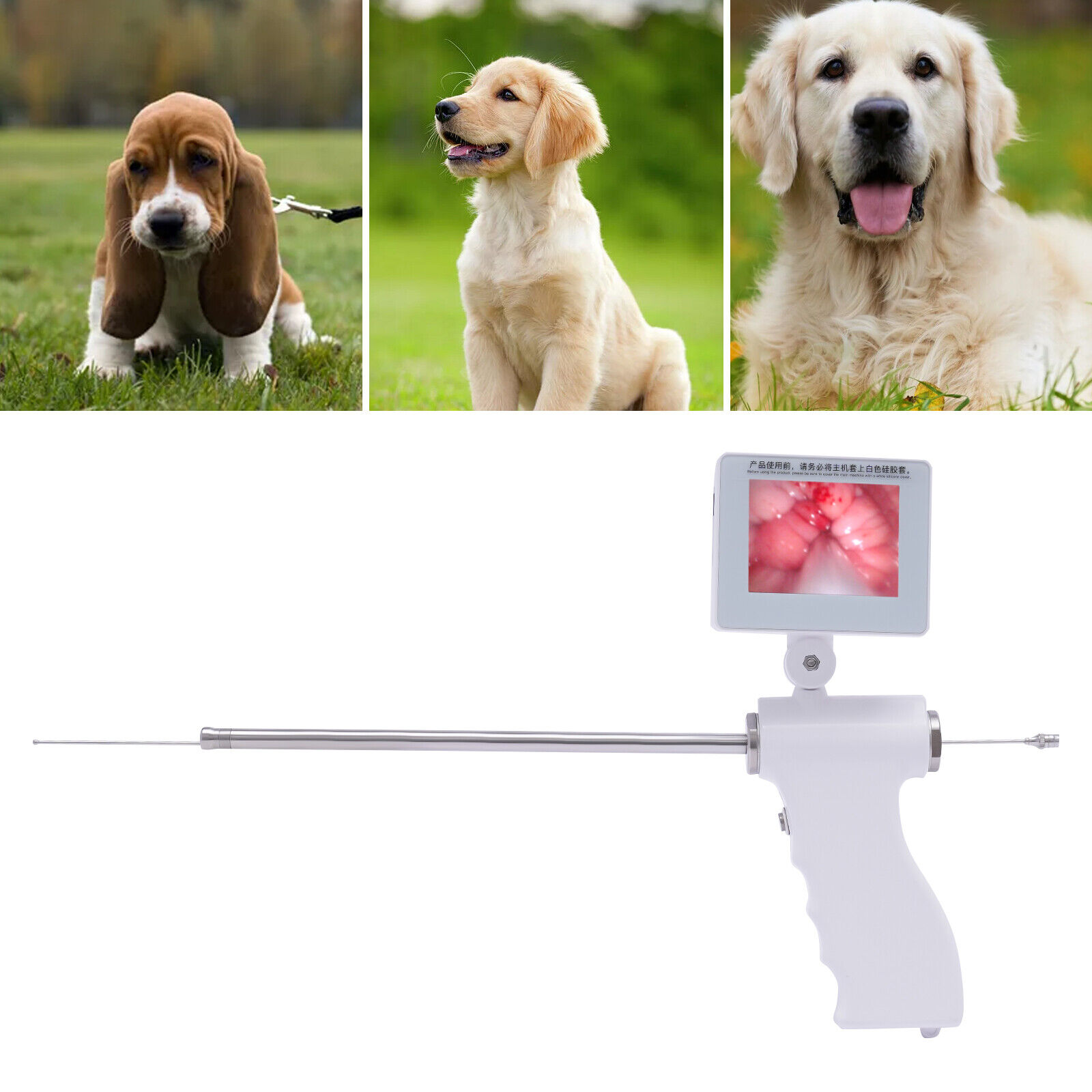 Visual Artificial Dog Insemination Gun Kit 5MP Camera + 20x Insemination Tubes Unbranded Does Not Apply - фотография #4
