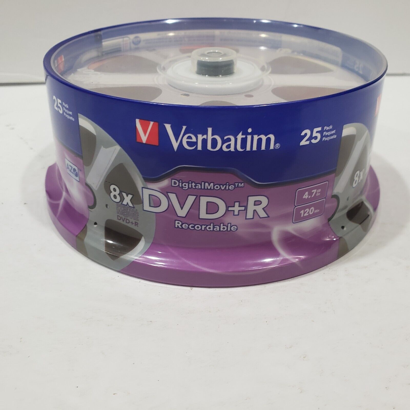 Verbatim ~ Digital Movie DVD-R -25 Pack - 4.7 GB/120 Min/4x  Sealed NEW Verbatim Corporation 94865 - фотография #4