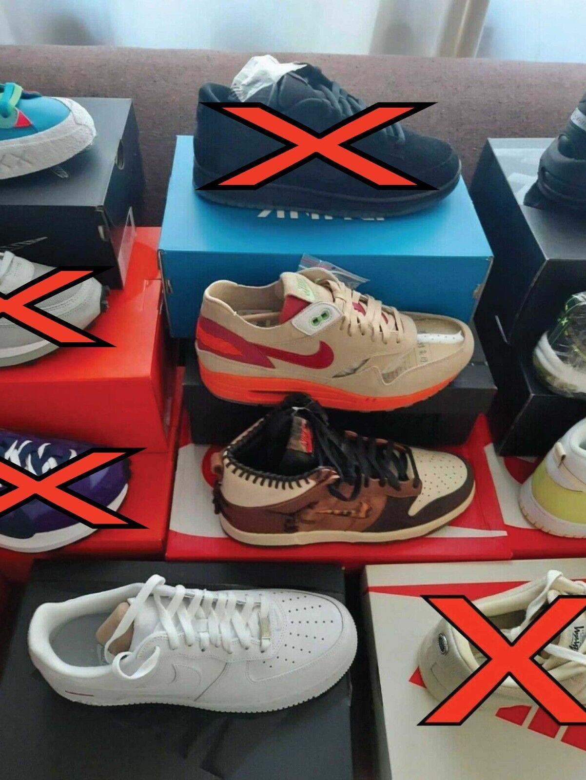 Jordan Nike Sacai Dunk Supreme Clot Kaws DS Sneaker Lot Size 10 Bundle Bulk Deal Nike Air Jordan Retro - фотография #5