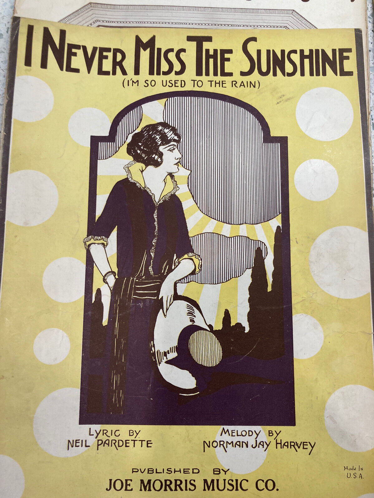 vintage sheet music 1920s of 12 Sheets Multi-Brands - фотография #2