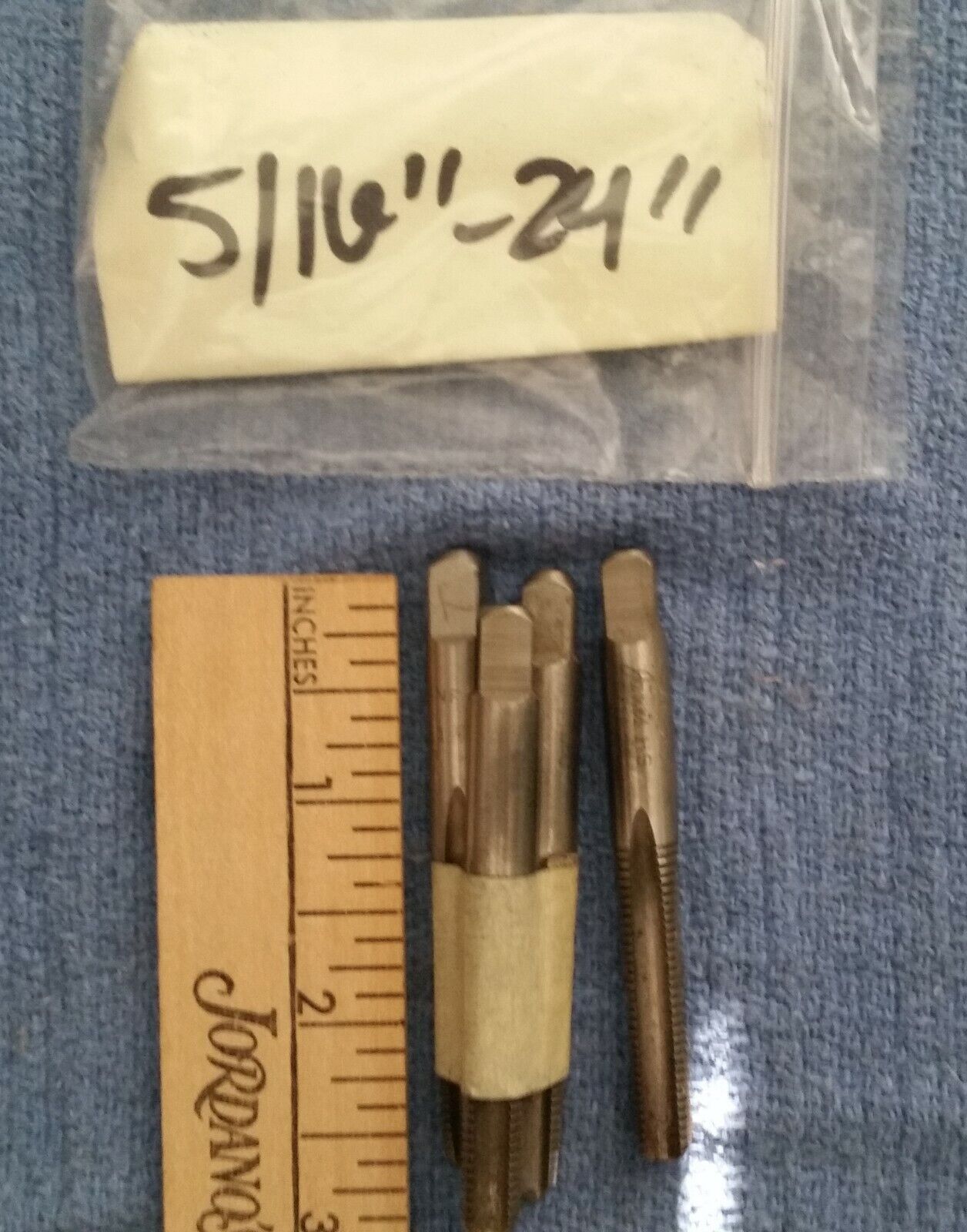 5/16" - 24 HSS Tap (4) Pieces MADE IN USA Several