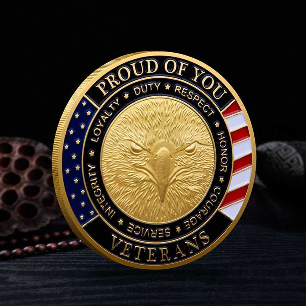 10pcs Thank You for Your Service Military Gratitude Challenge Coins Veteran Coin Без бренда - фотография #4