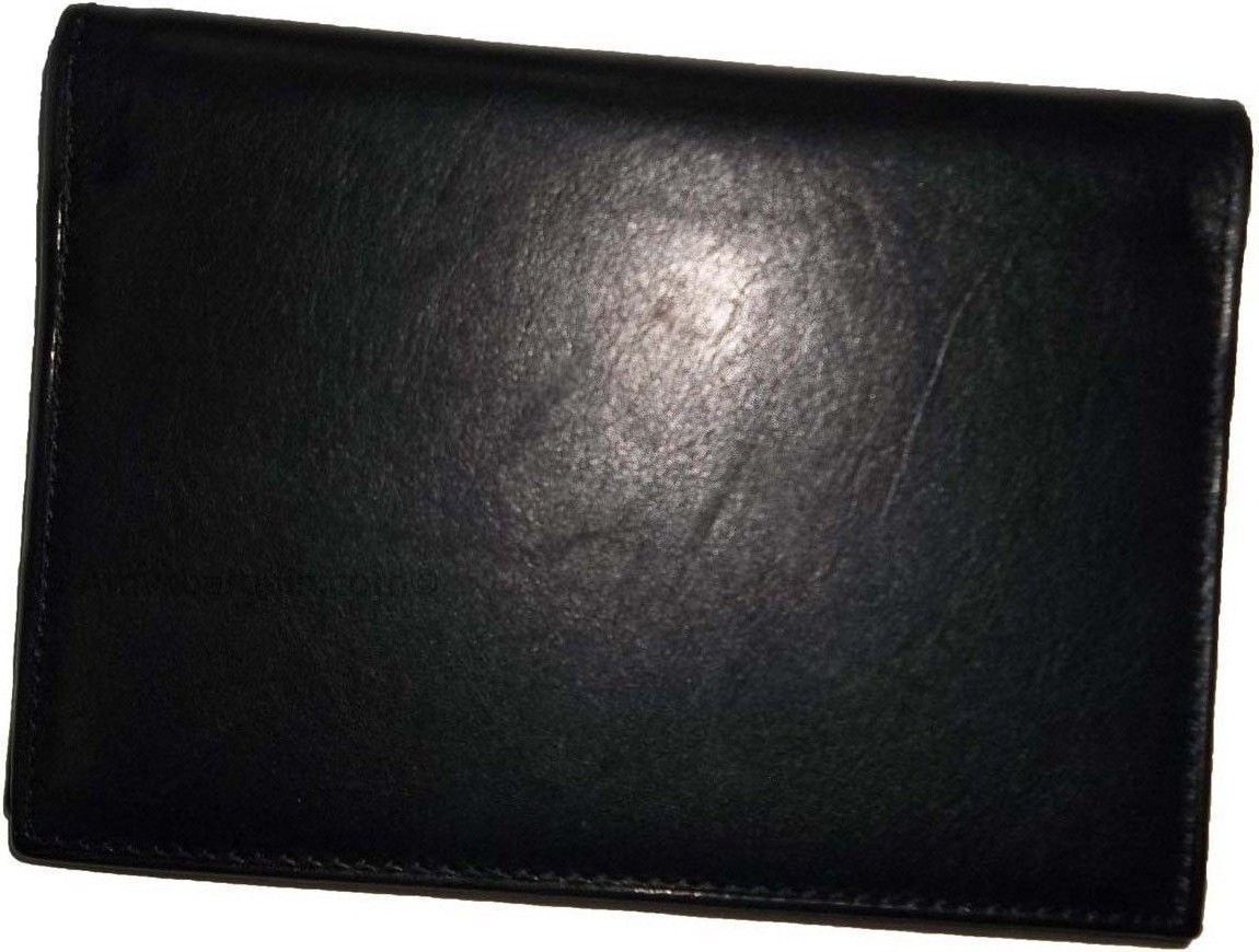  2 New USA Leather passport cover wallet credit ATM card ID case bn Unbranded - фотография #11