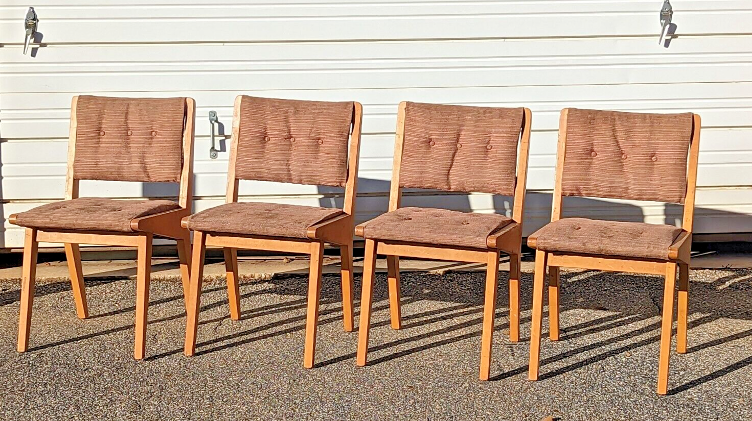Early Jens Risom for Knoll Mid Century Modern Side Chairs - Set of 4 Без бренда