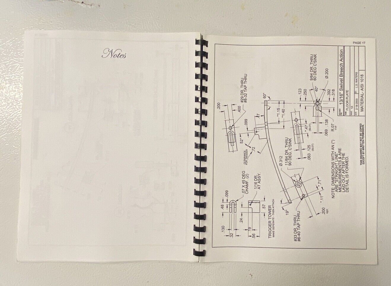 How To Build A Flintlock Swivel Breech Mechanism Manual By Dave Waters Без бренда - фотография #6