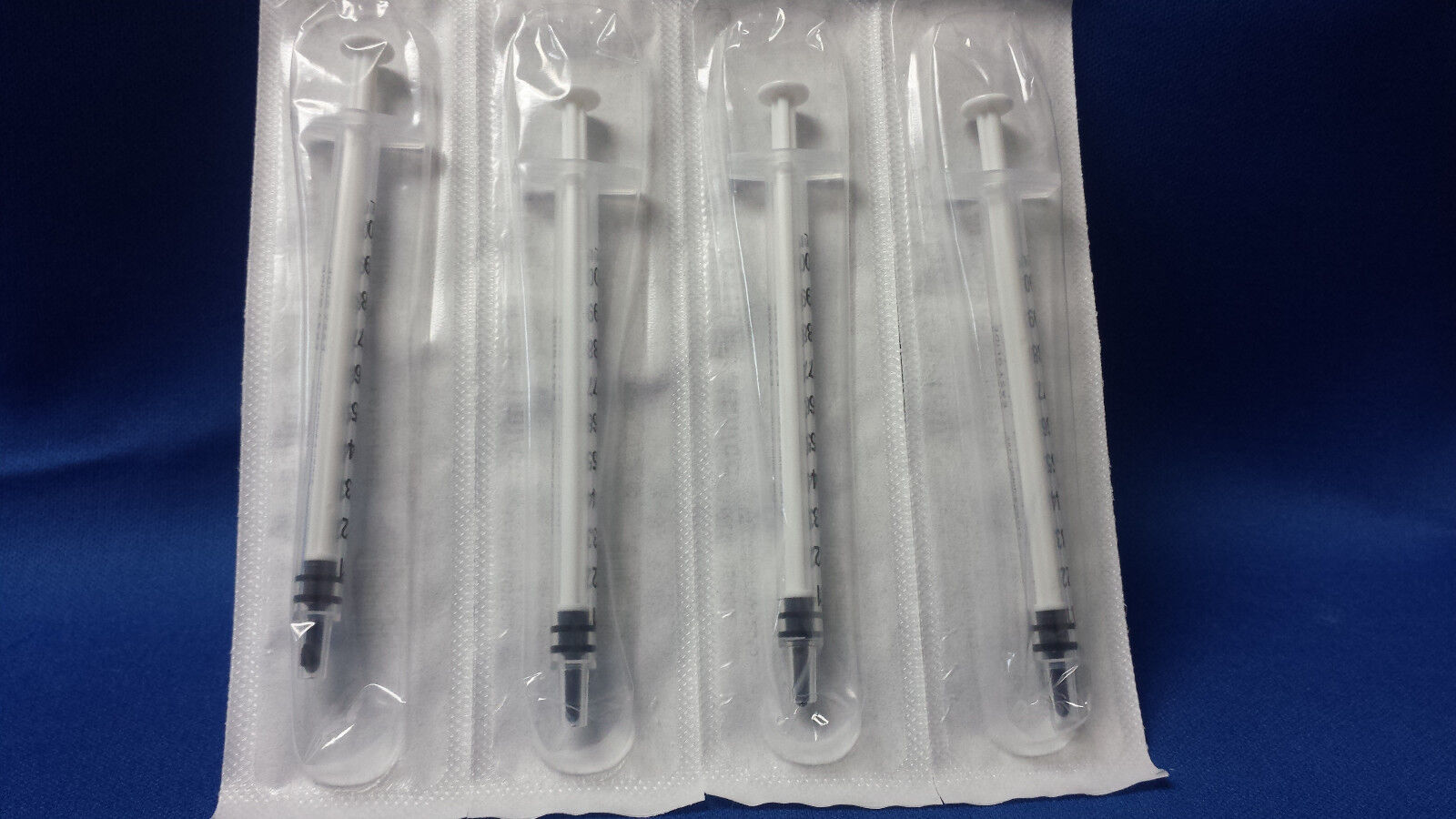 100- 1 cc Easy Glide Luer Slip Tuberculin Syringe 1ml Sterile NEW No Needle  Global medical 68-1250 - фотография #2