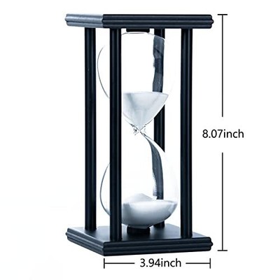 60 Minutes Hourglass Sand Timers,Large Sand Timer for Gift,Decorative Wooden ... SENSEMILD - фотография #2