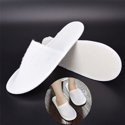 100Pair Soft Disposable Slippers For Guests House Spa Hotel Non-Slip Closed Toe Unbranded - фотография #9
