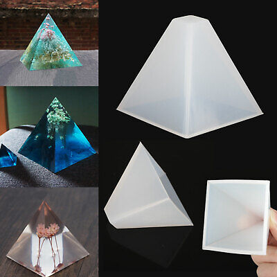Pyramid Silicone Mold Resin Jewelry Making Mould Epoxy Pendant Craft DIY Tool EEEKit Does Not Apply