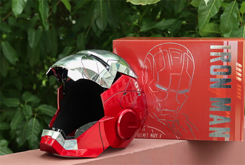 Autoking Iron Man MK5 Helmet 1/1 Scale Voice Control Wearable Christmas Props Без бренда Iron Man - фотография #3