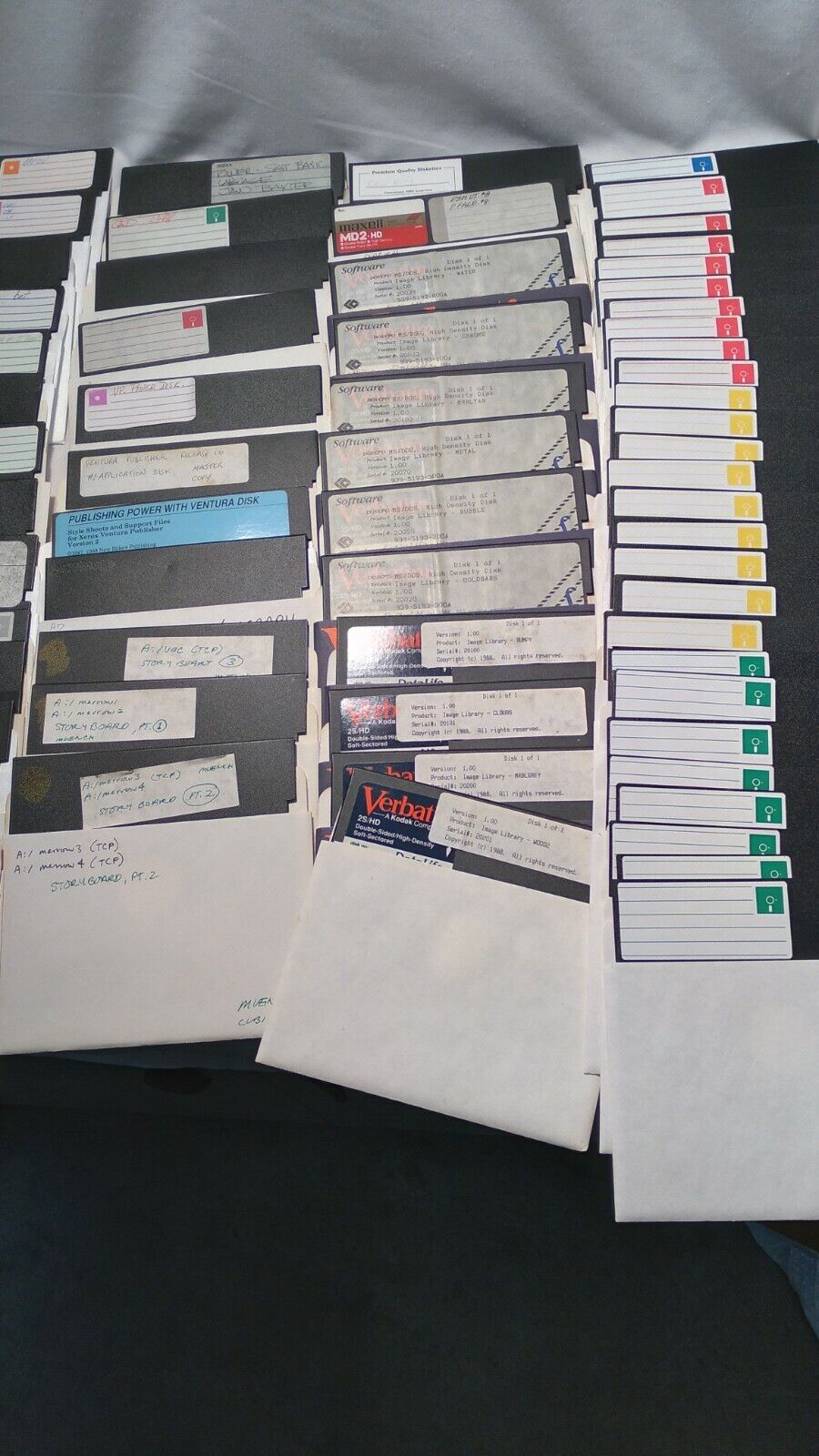 LOT OF 143 (143 total disks) 5.25" Floppy Disks MS-DOS Freeware /Blank/ Software MS DOS - фотография #7
