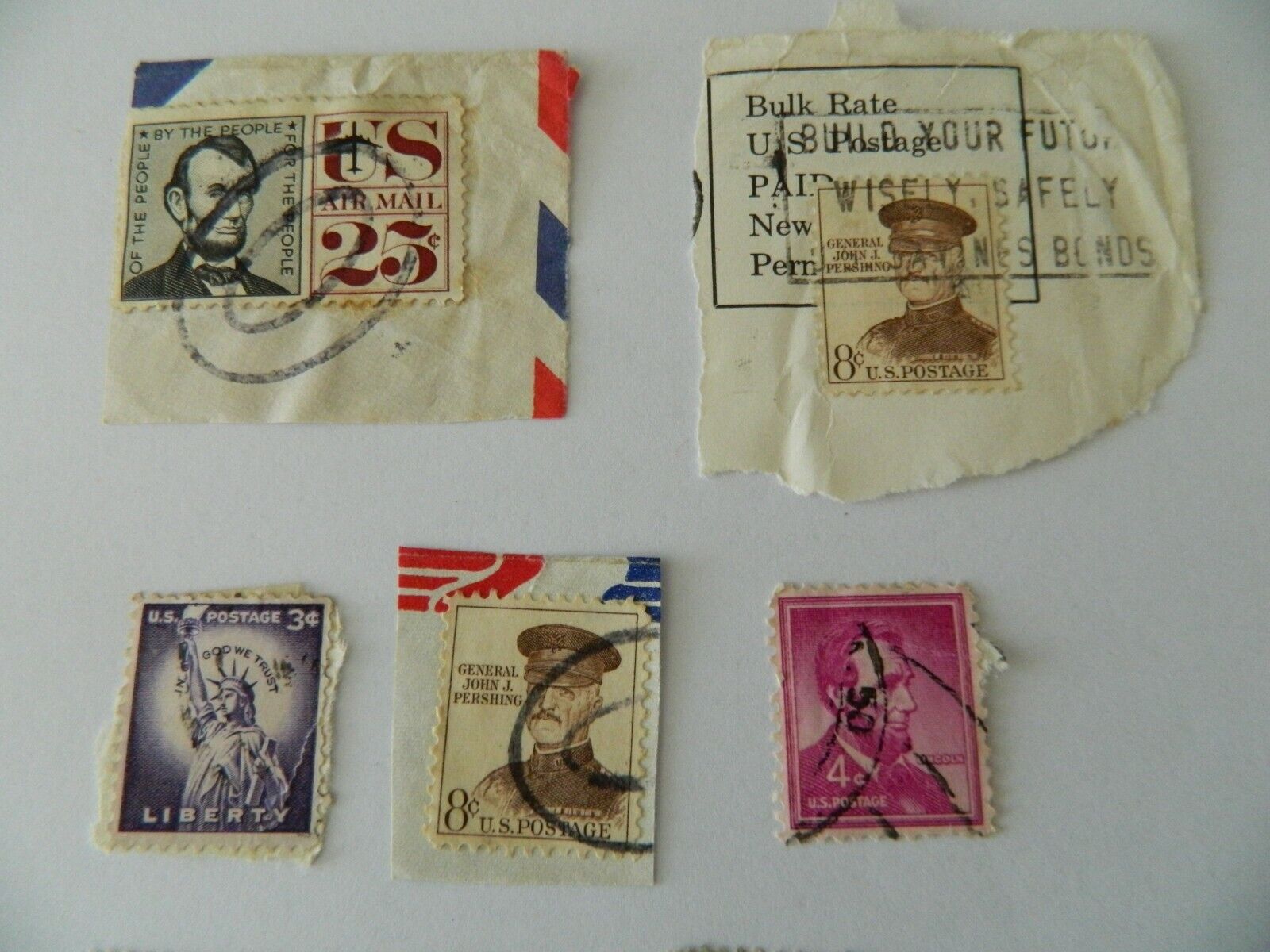 Lot Vintage Stamps US America Postage Historical Figures 1960s Без бренда - фотография #3