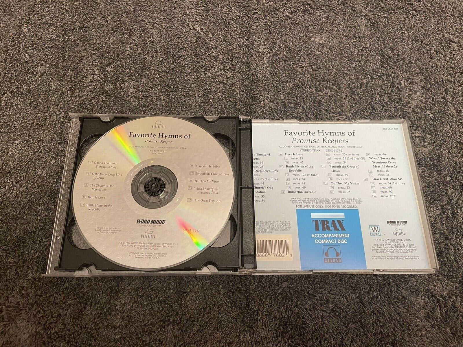 Promise Keepers Break Down the Walls / Favorite Hymns Accompaniment CD Songbook Без бренда - фотография #6