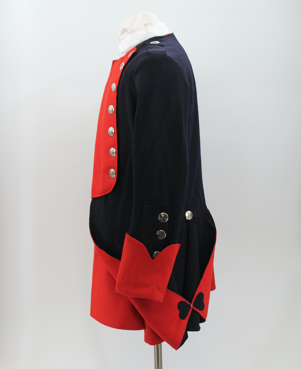 French & Indian War Blue & Red British (American) Provincials Coat - Size XL Без бренда - фотография #9