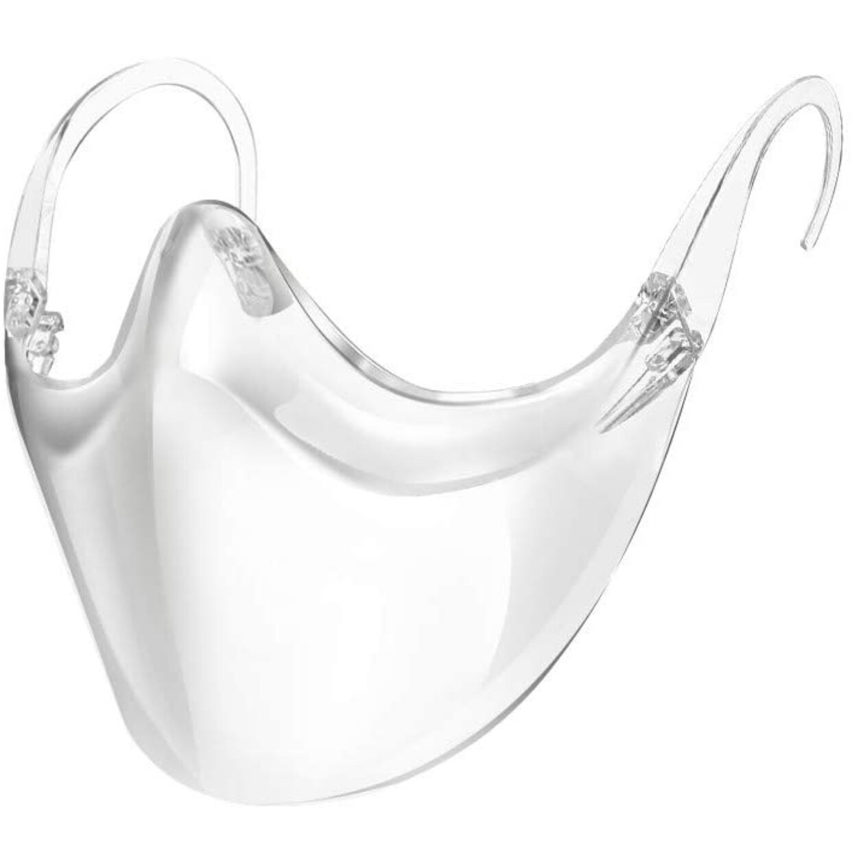 3Pcs Clear Face Mask Cover 3D Durable Shield Reusable Transparent Plastic Mask Unbranded Does Not Apply - фотография #3