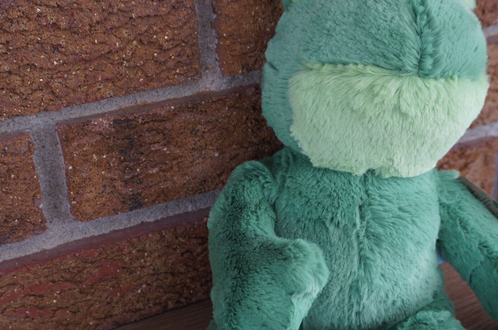 PLUSH Aurora ECO Friendly SILKY SOFT Green FROG 14" Stuffed Animal Doll Fernando Без бренда 31900 - фотография #4
