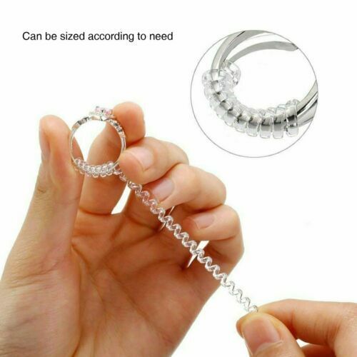 16Pcs Ring Size Adjuster Invisible Clear Sizer Jewelry Fit Reducer Guard Loose Unbranded - фотография #9