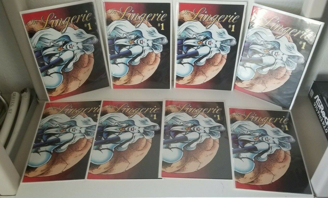 8 Copies Lady Death in Lingerie #1 Joseph Michael Linsner Cover VF/NM & Better Без бренда
