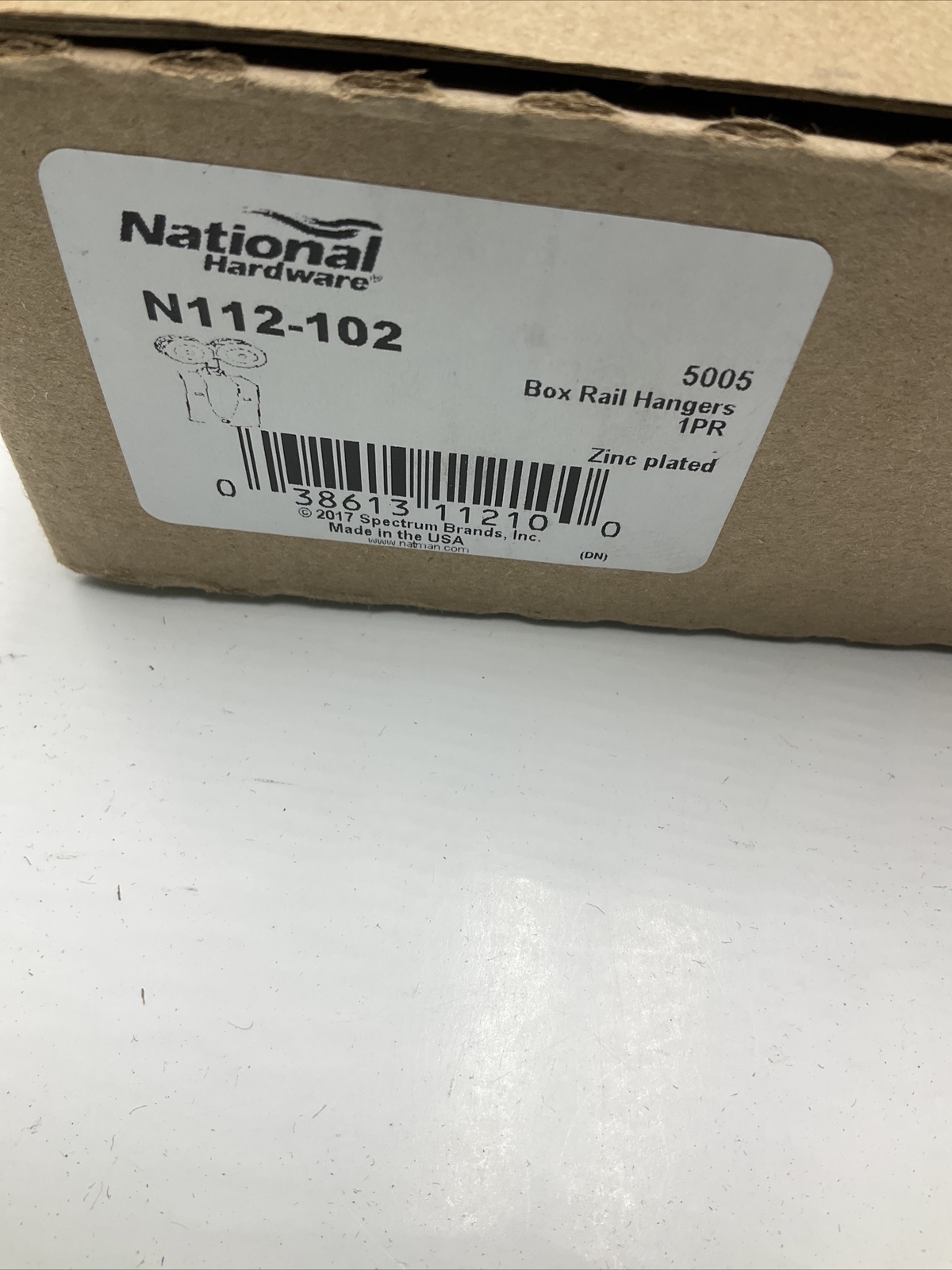 ( QTY 2) Trolley Hanger N112-102 National Rigid Door Hanger Hardware 100826 National Hardware 112102 - фотография #2