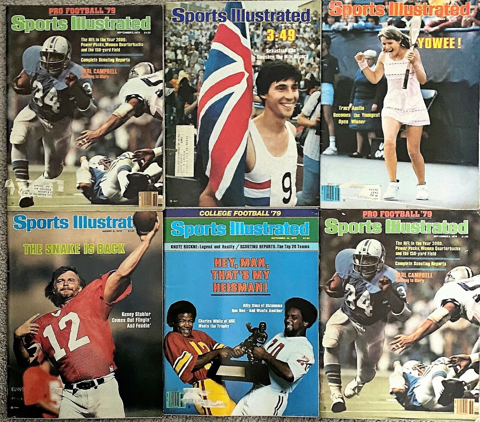 Sports Illustrated July - Sept 1979 LOT 14 Vintage Issues (sold as LOT or solo) Без бренда - фотография #2