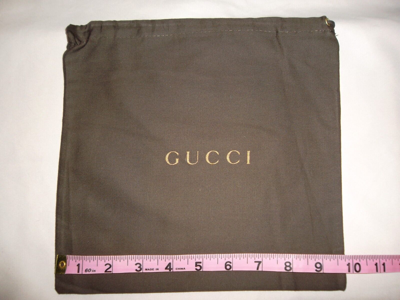 Lot 2 Gucci Drawstring bag, Dust Cover, Pouch  10" x 9.75"  New! Gucci - фотография #5