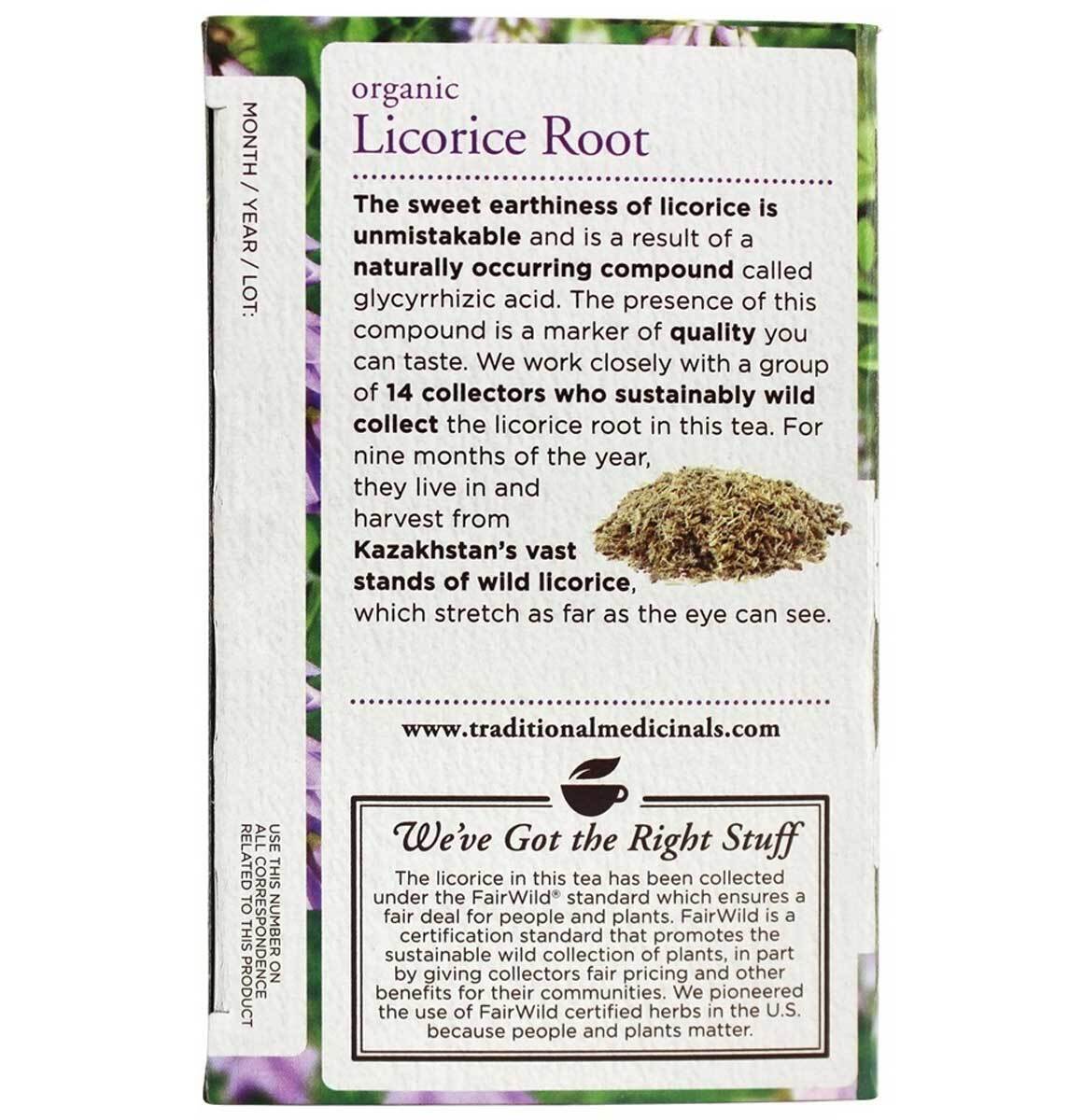 Traditional Medicinals Organic Licorice Root Tea Bags - 16 Ct - Pack of 6 Traditional Medicinals Does not apply - фотография #4