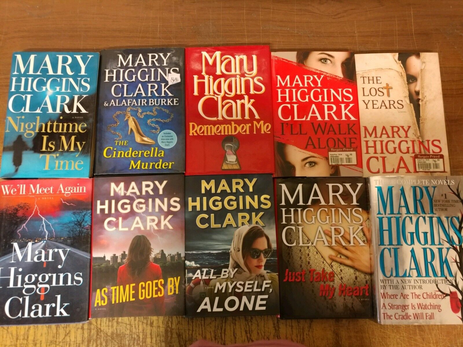 Lot of 10 Mary Higgins Clark Mystery Suspense Thriller Novel Hardcover Books MIX Без бренда - фотография #3