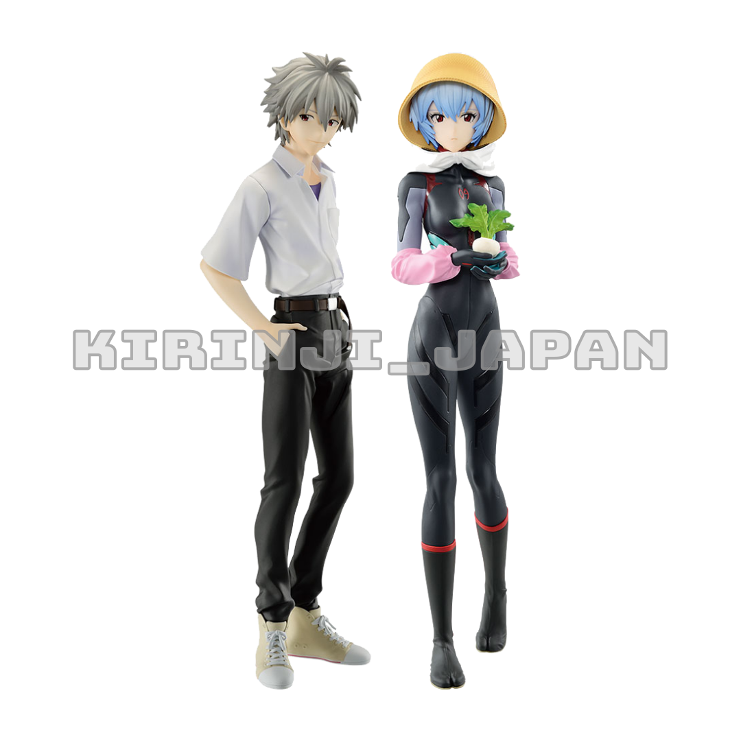 Evangelion Kaworu Nagisa Rei Ayanami Figure Set Ichiban Kuji UNIT 01 Runaway New Bandai Does not apply - фотография #5