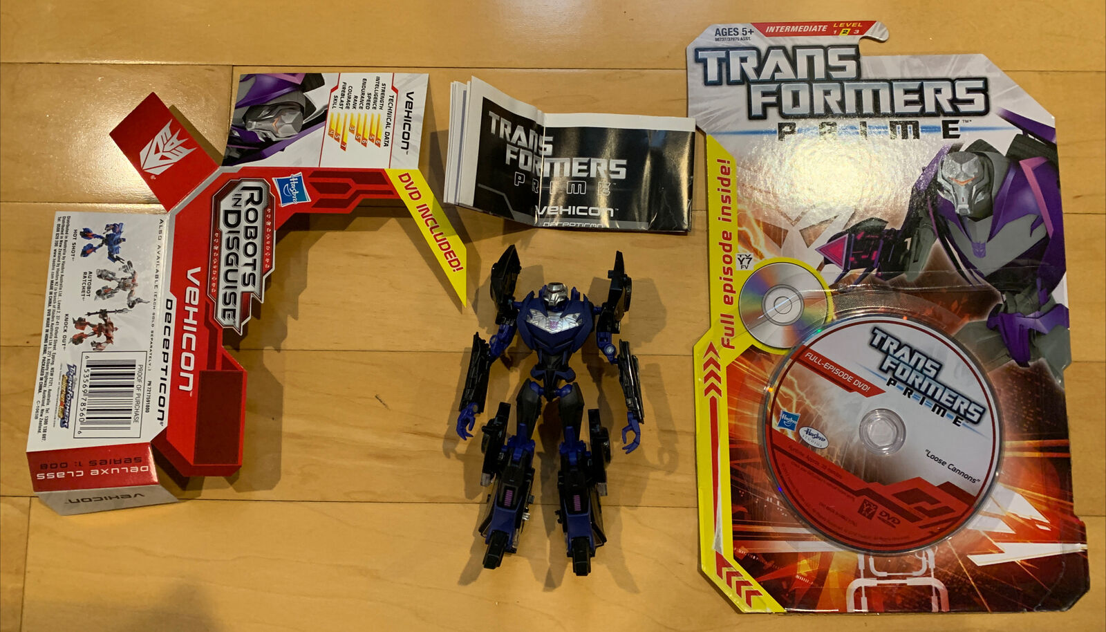 Transformers Prime RID Vehicon Complete 2012 Deluxe (Weapons found & included) Hasbro