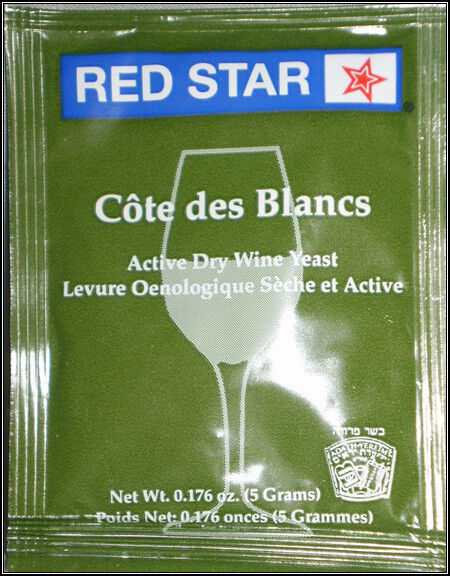 2 WINE YEAST RED STAR PASTEUR BLANC Fermentis  Yeast fAST SHIPPNG fast ship g Red Star