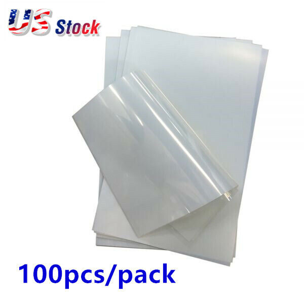 US - 100 Sheets* 13" x 19" Waterproof Inkjet Transparency Film for screen print Ving 6566002427700