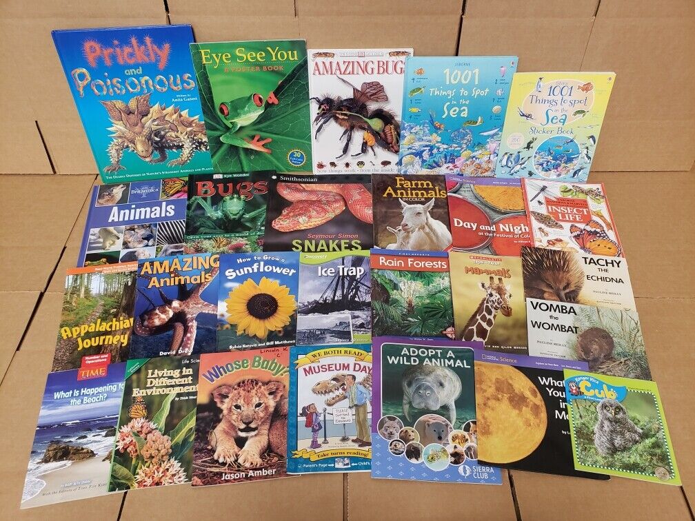 Lot of 10 Science Nature Experiment Animal Educational Learn Kid Child Books MIX Без бренда - фотография #9