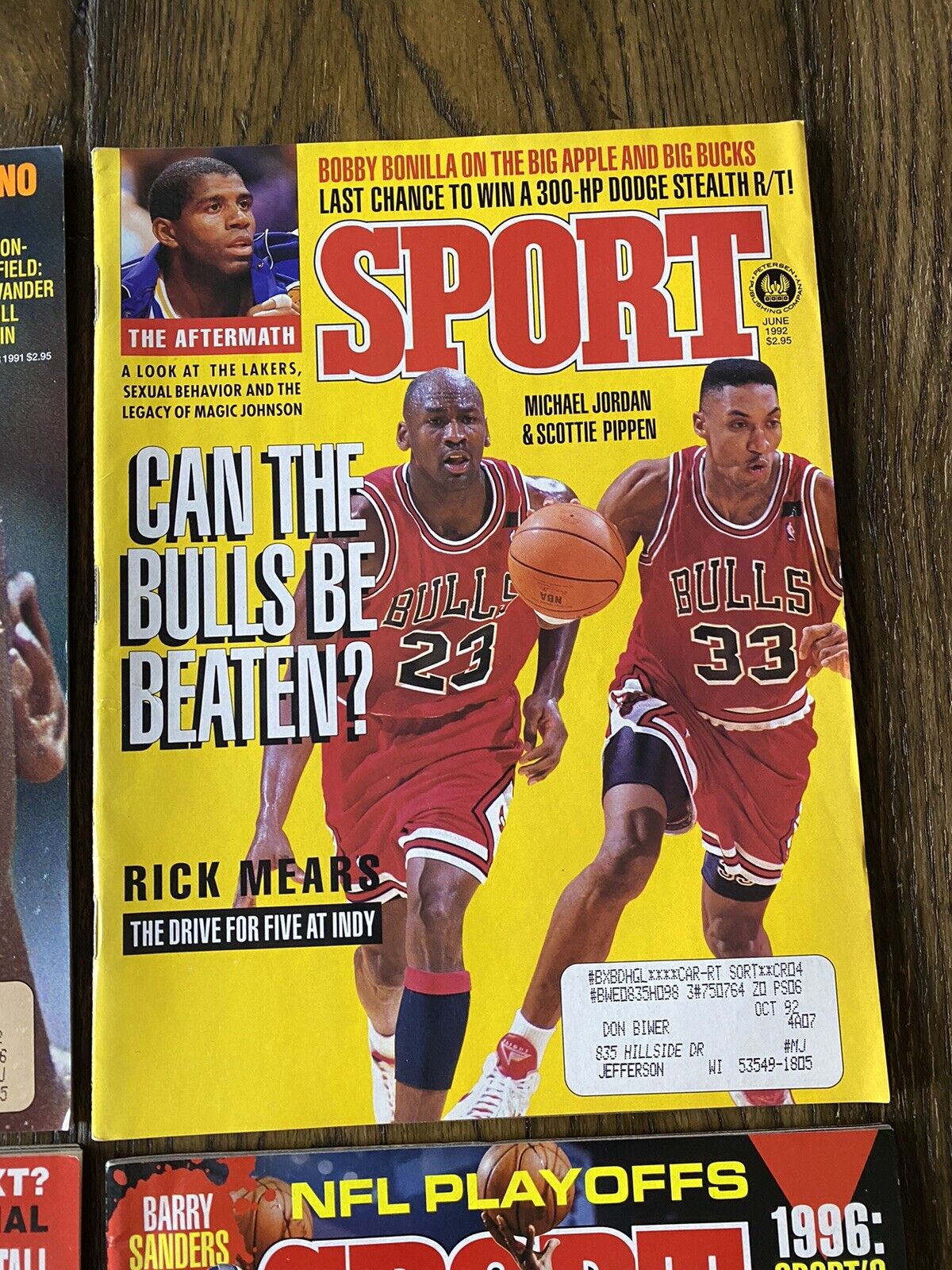 Michael Jordan Covers Sport Magazine Lot of 8 Chicago Bulls Nov 88 Jan 91 Nov 91 Без бренда - фотография #4
