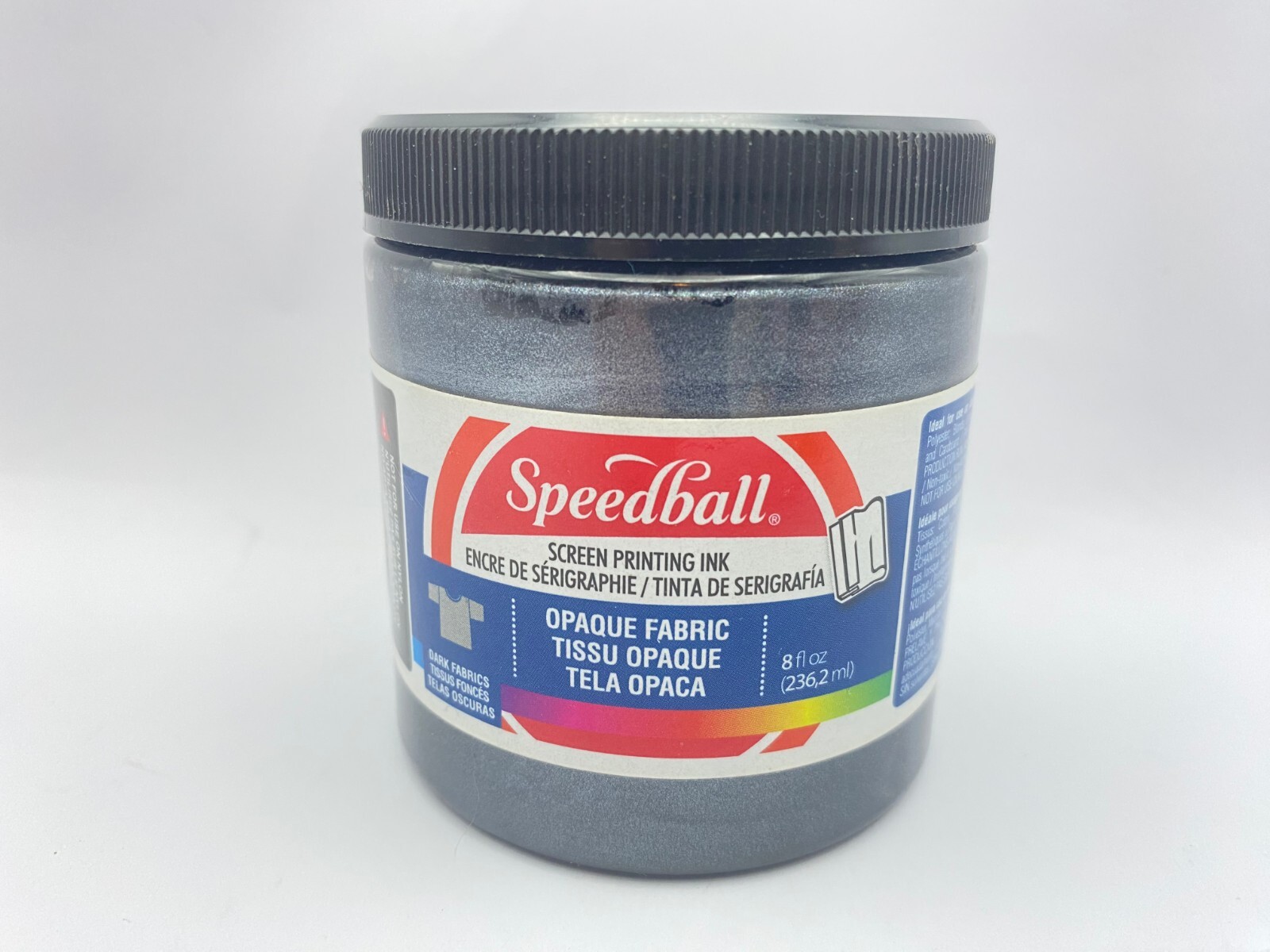 Speedball Acrylic Screen Printing Ink, 8-Ounce, Black Pearl 4800 Speedball Does not apply