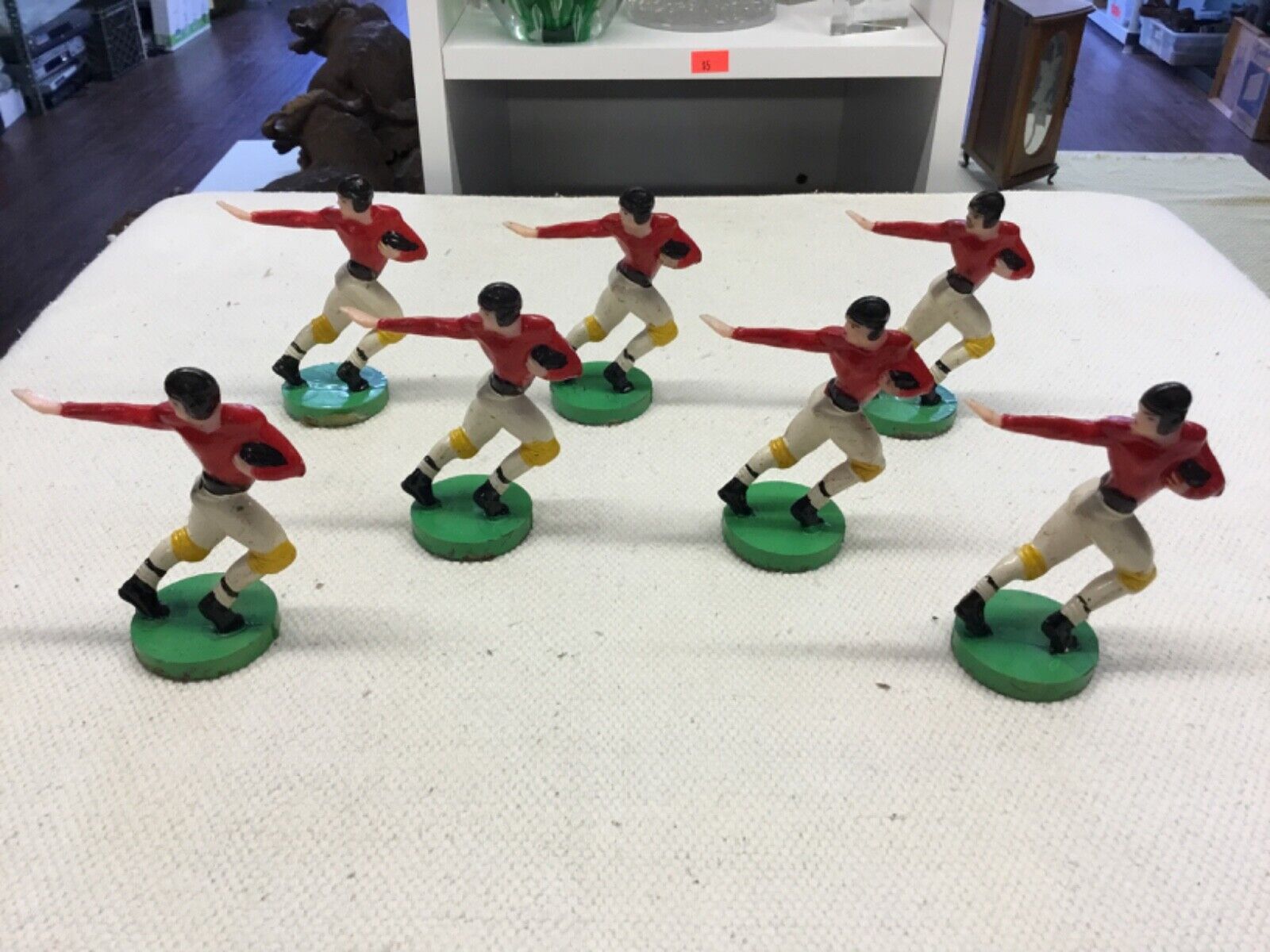Vintage Electric Football Game Players Без бренда