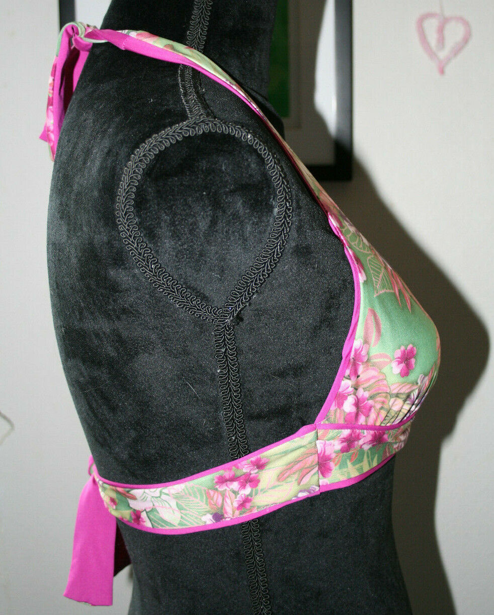 Reversible Bikini Bathing Suit Set, Floral or Pink or combo, 3 in 1 I think Victoria's Secret - фотография #5