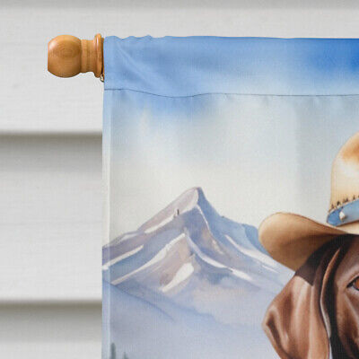 Pointer Cowboy Welcome Flag Canvas House Size DAC5955CHF Без бренда - фотография #3