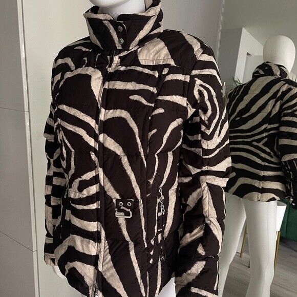 Bogner Ski jacket zebra print excellent condition US 8 Bogner - фотография #2