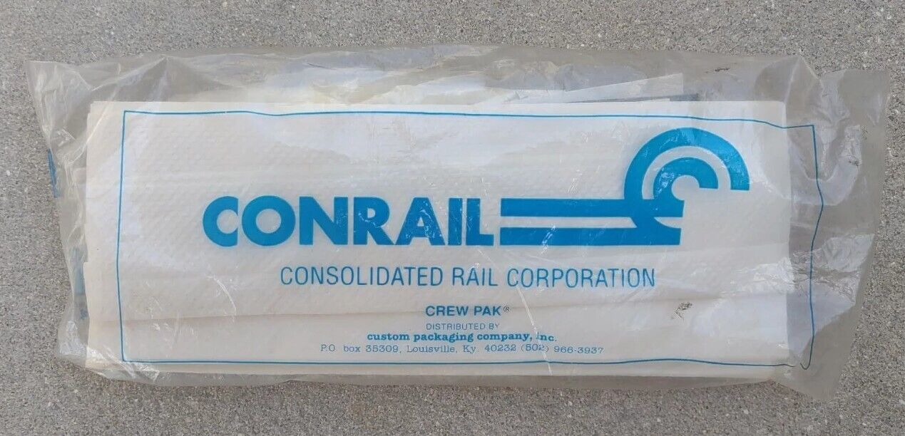 Conrail Crew Pak Consolidated Rail Corp Railroad Memorabilia Lot of 2  Без бренда - фотография #2