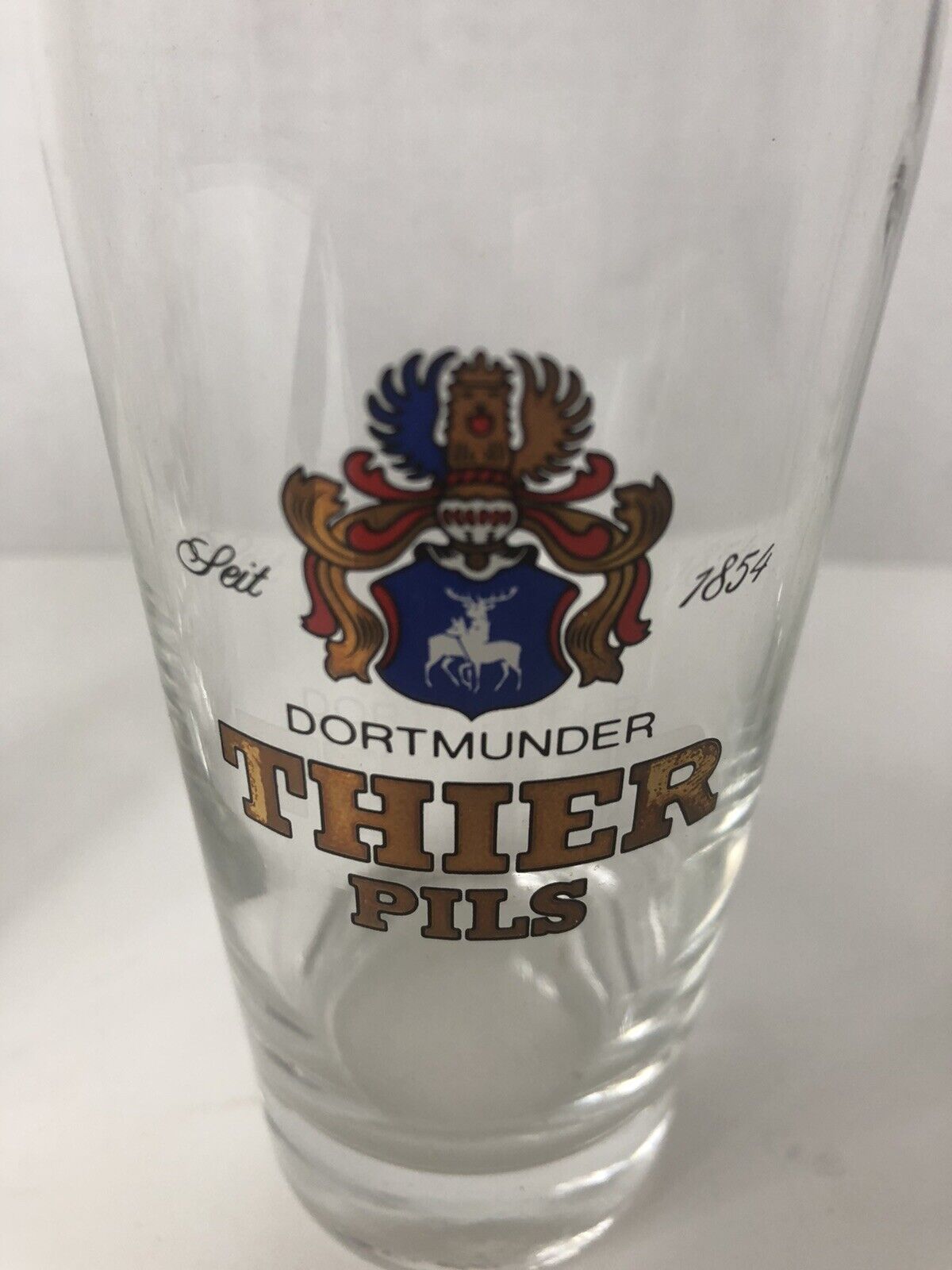 Vintage German Beer Glass Set of 6 Half Pint Budweiser Budvar Kaiser Konigsbrau+ Budweiser - фотография #9