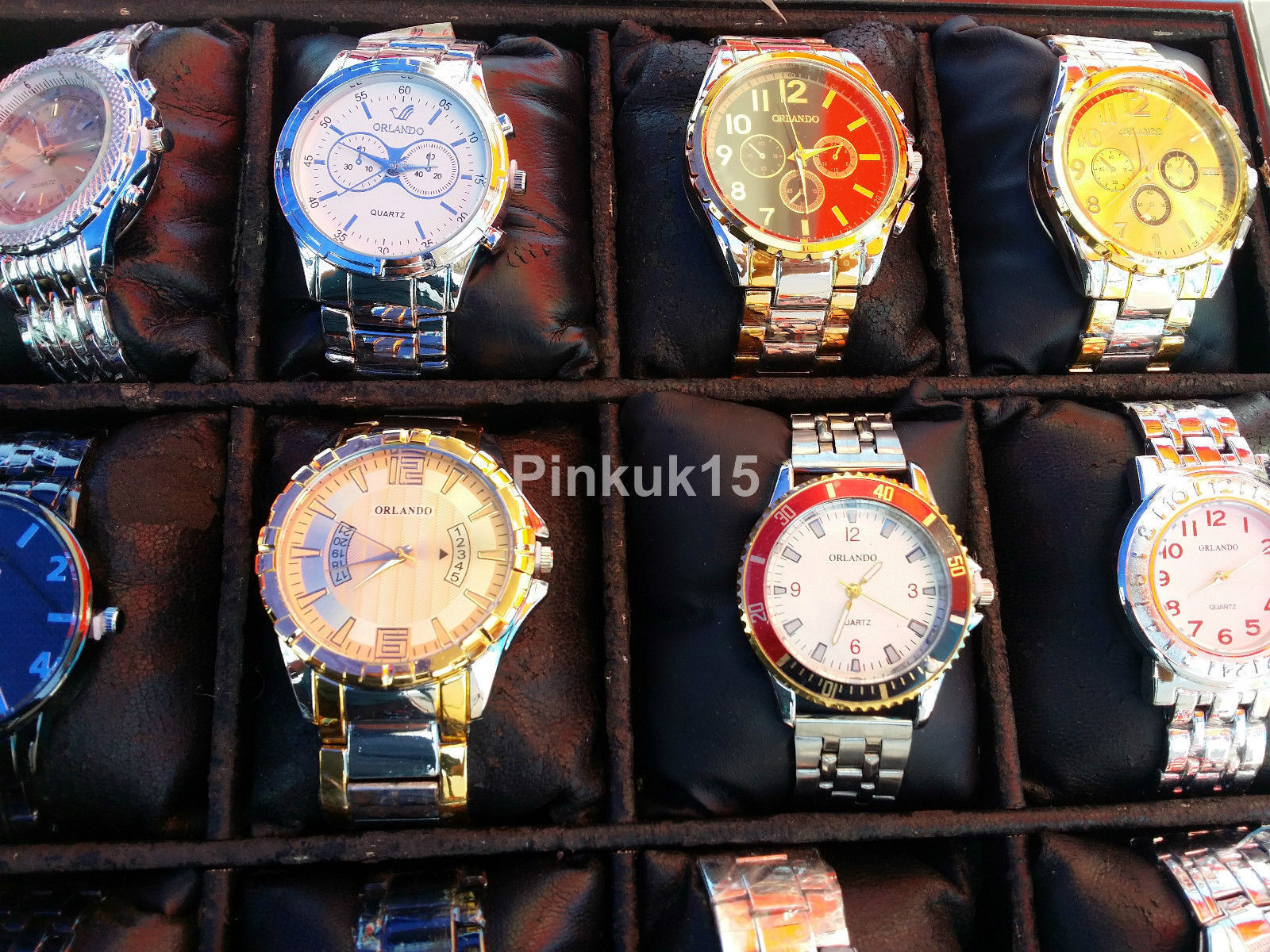 New Wholesale Lot of 10 Assorted Quartz Mens Wrist Watches  Unbranded - фотография #2