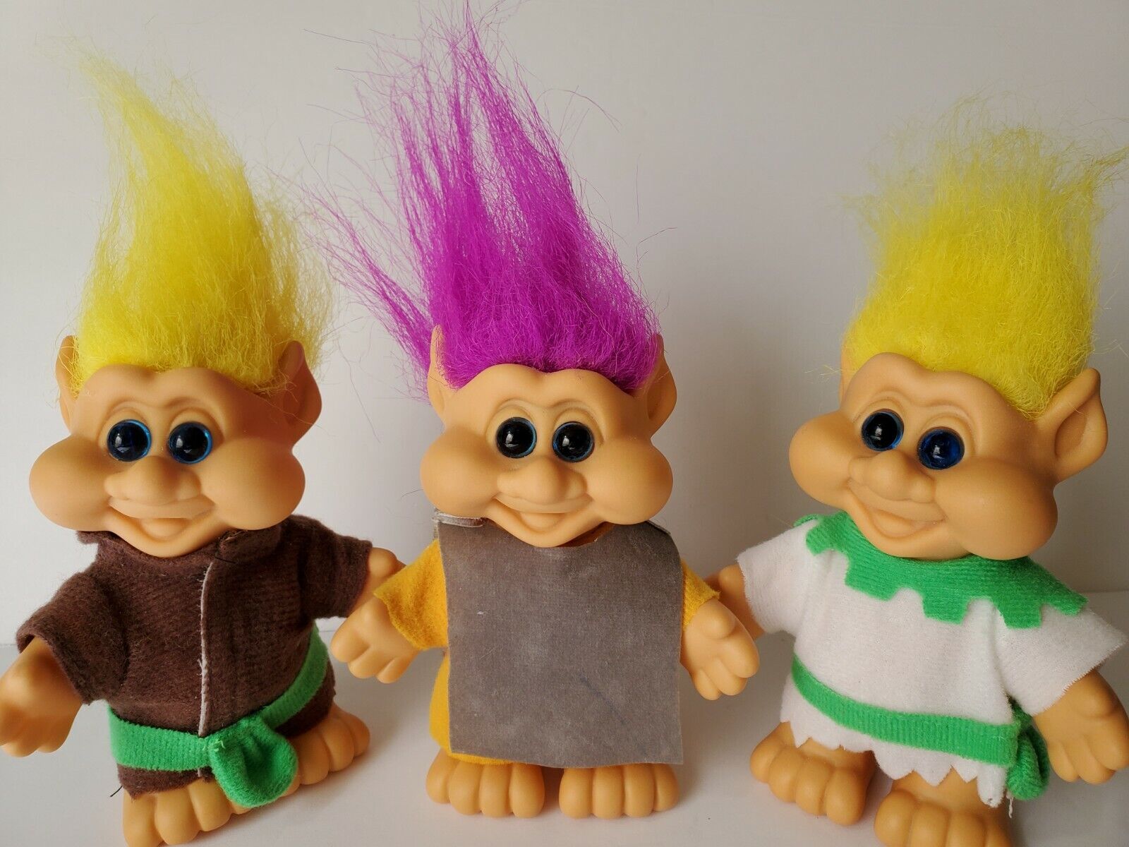 Vintage ITB Troll Dolls Lot of 3  Knight Monk & Squire Outfits 5 Inches 1991 ITB - фотография #10