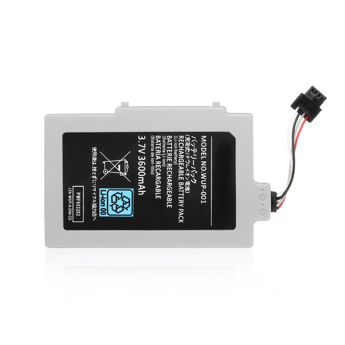 Rechargeable Extended Battery Pack For Nintendo Wii U Gamepad 3600mAh 3.7V OEM Unbranded - фотография #9