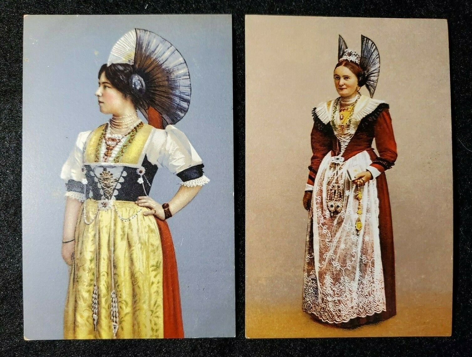 Costumes  Switzerland Postcard- Appenzell region (Set of 2) Без бренда