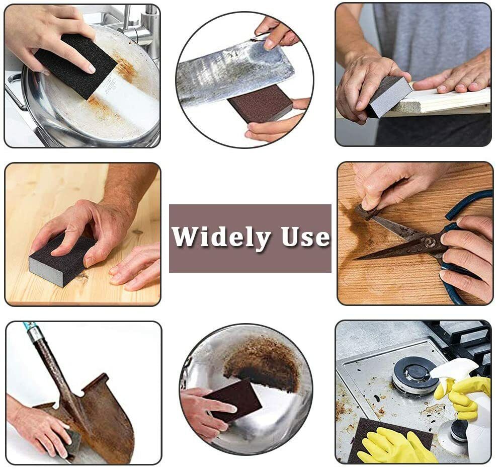 Drywall Sanding Sponge Set Hand Sander Block Pads Wet Dry Sand Paper 60-220 Grit Satc Does not apply - фотография #7