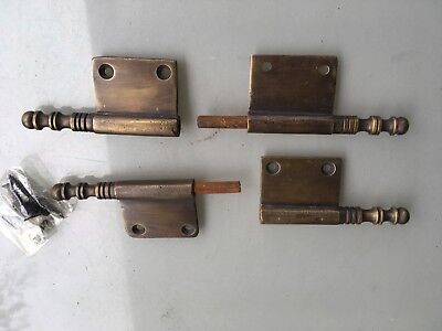4 lift off Brass DOOR french small hinges old age style restoration heavy 5" B Без бренда - фотография #10