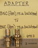 (2) BNC(Female) to BNC(Female) Bulkhead 75 Ohm Adapters BNC Adapter